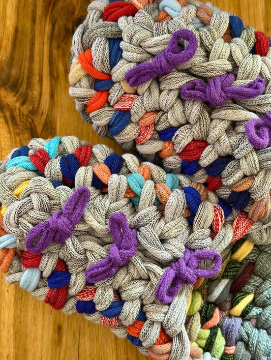 Large | Knit up-cycle slippers 2025-Large36 [Large]