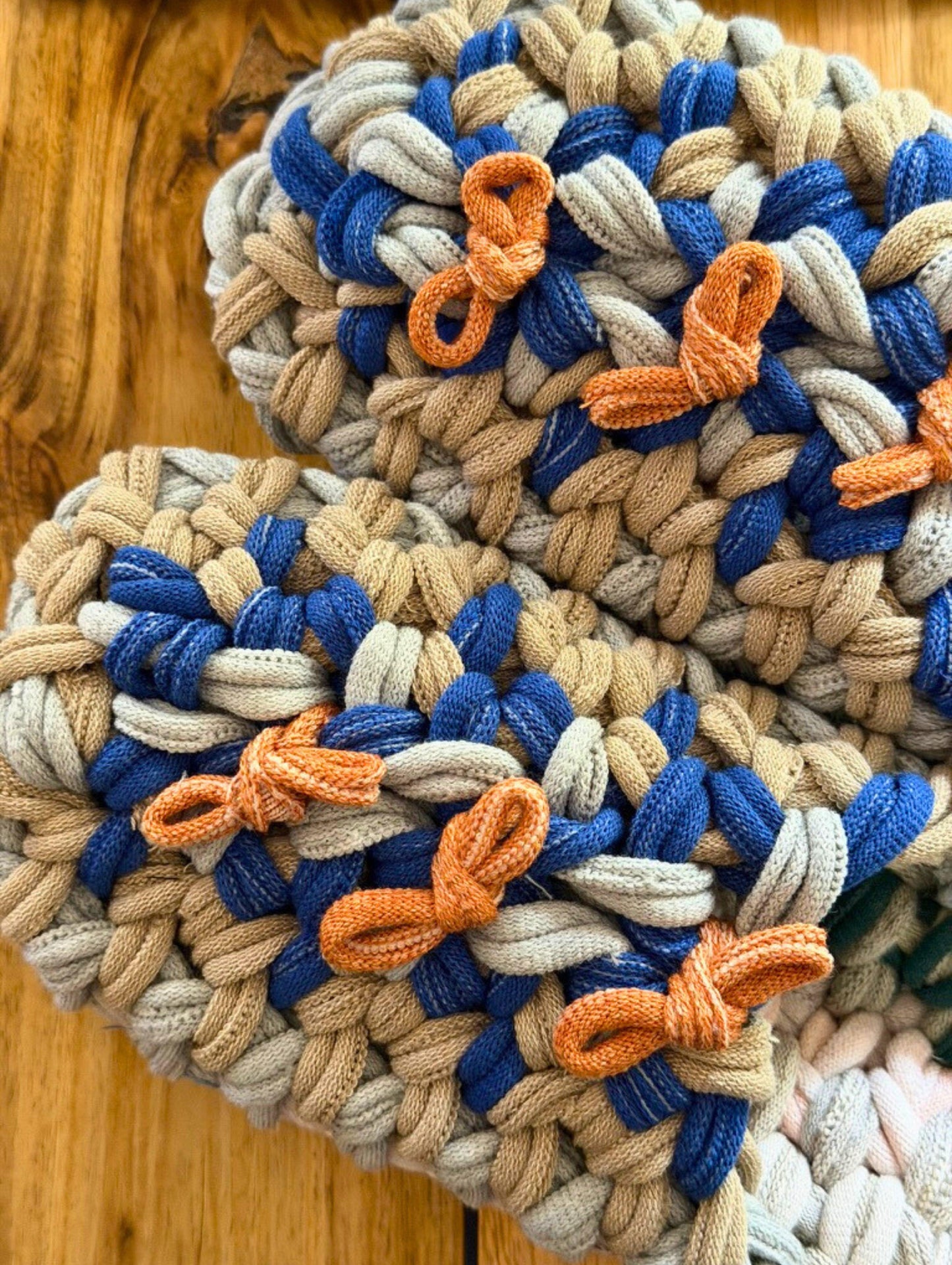 Large | Knit up-cycle slippers 2025-Large37 [Large]