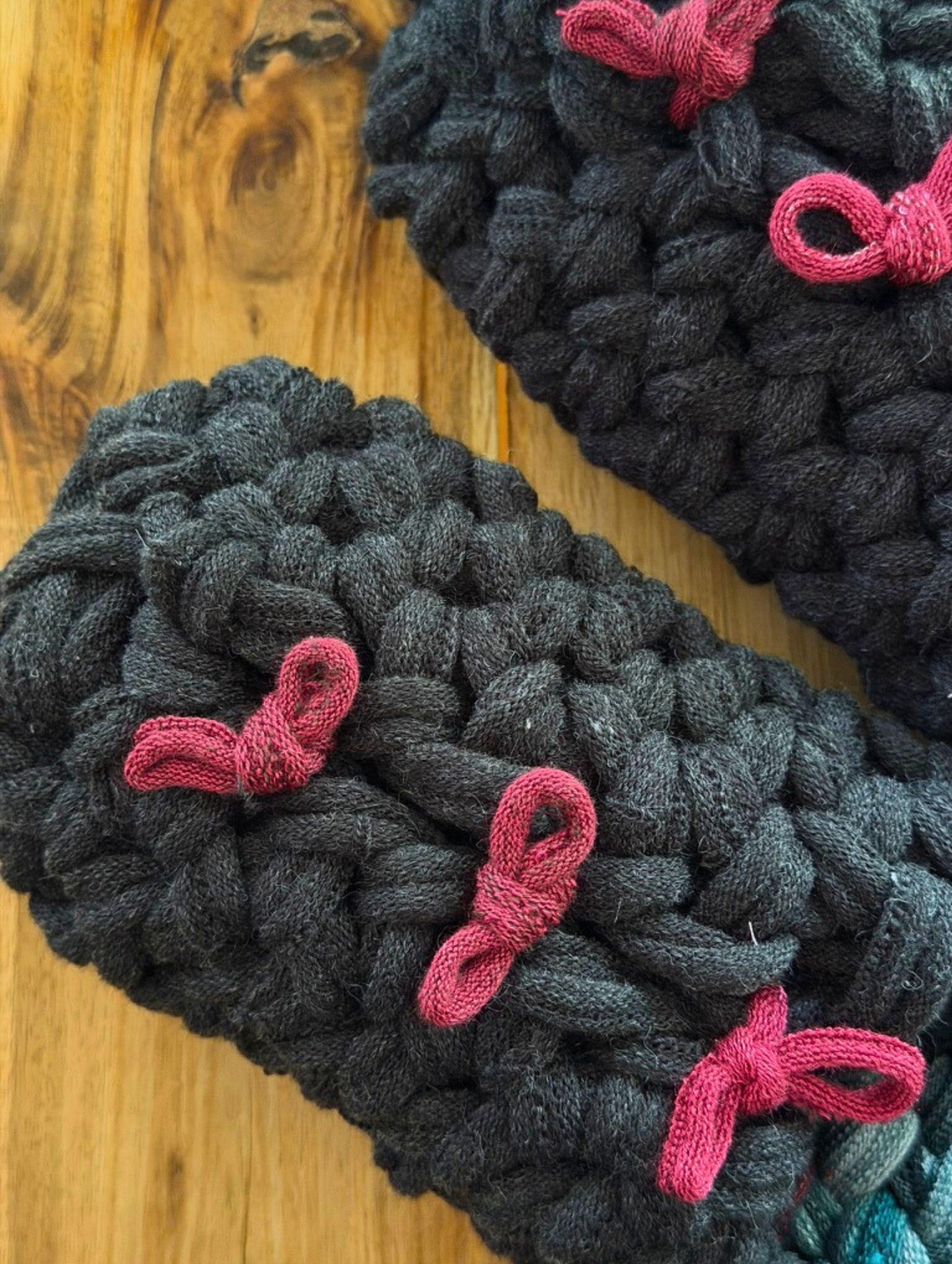 Large | Knit up-cycle slippers 2025-Large35 [Large]