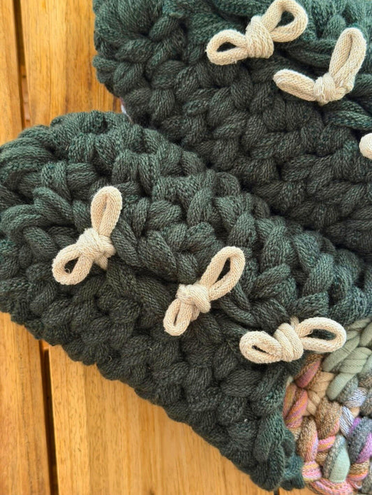 XL | Knit up-cycle slippers 2025-XL01 [XL] 28cm / Regular / 535g