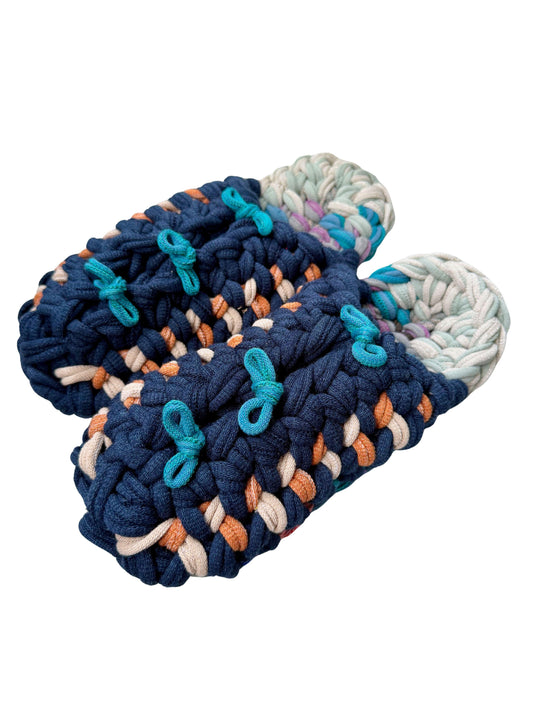 XL | Knit up-cycle slippers 2025-XL11 [XL]