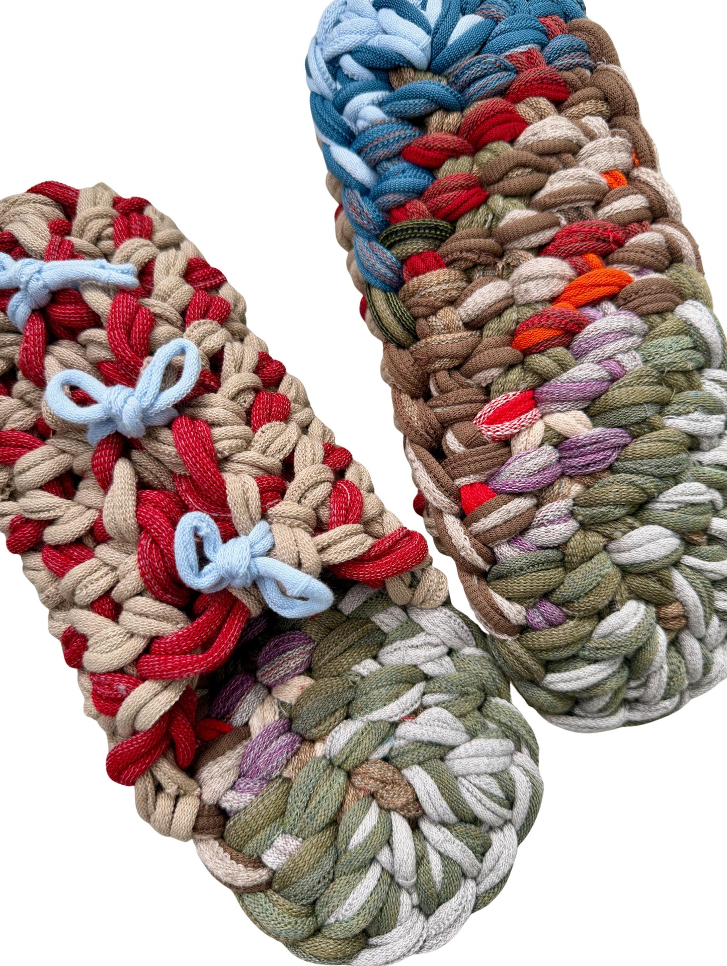 XL | Knit up-cycle slippers 2025-XL20 [XL]