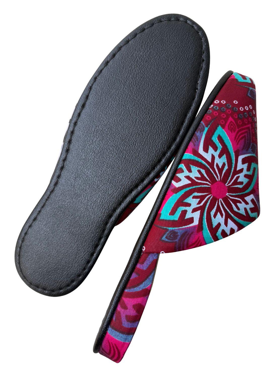 Large | Tatami Print Mix Slippers 2026SS-004 [Easy-care sole]