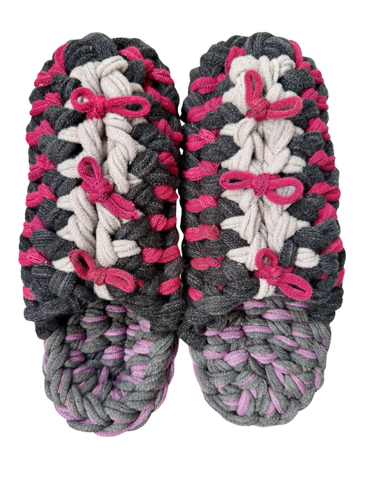 XL | Knit up-cycle slippers 2025-XL10 [XL]