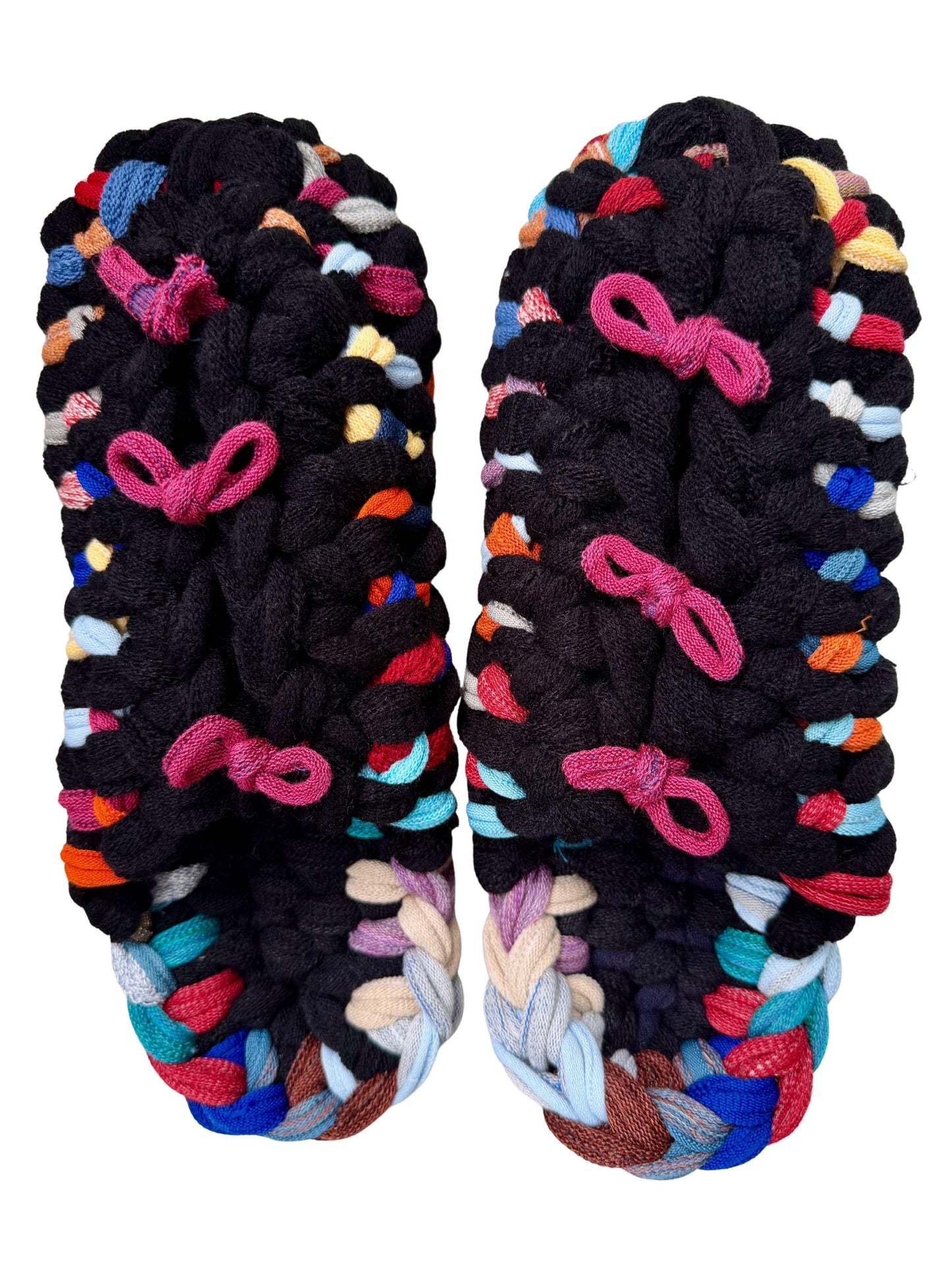 XL | Knit up-cycle slippers 2025-XL21 [XL]