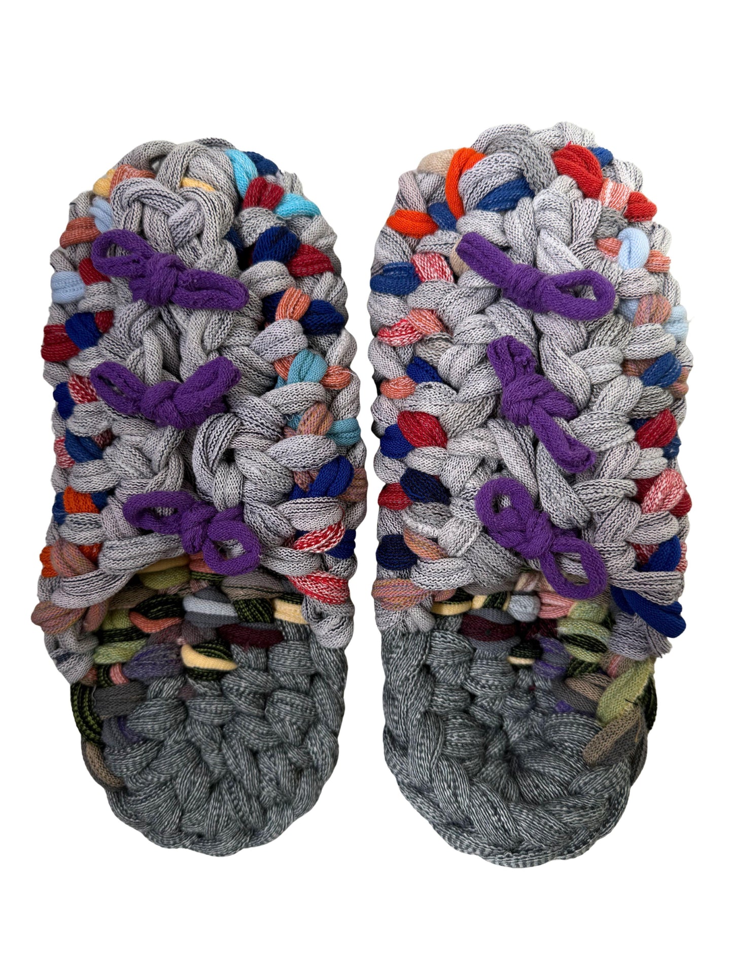 Large | Knit up-cycle slippers 2025-Large36 [Large]