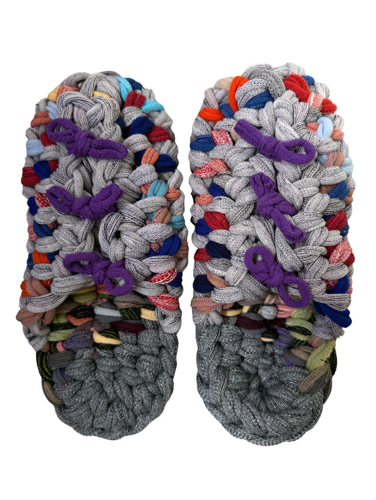 Large | Knit up-cycle slippers 2025-Large36 [Large]