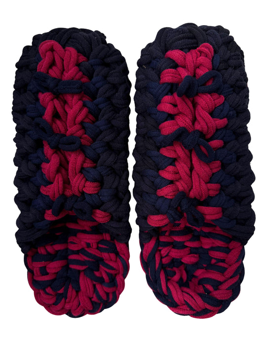 XL | Knit up-cycle slippers 2025-XL27 [XL] 29cm / Regular / 465g