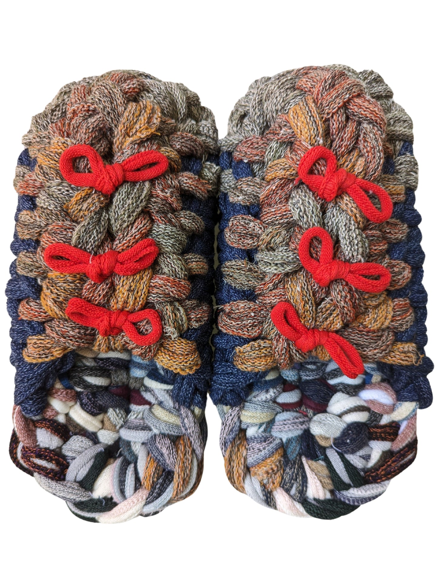 Medium | Knit up-cycle slippers 2024-M50 [Medium]