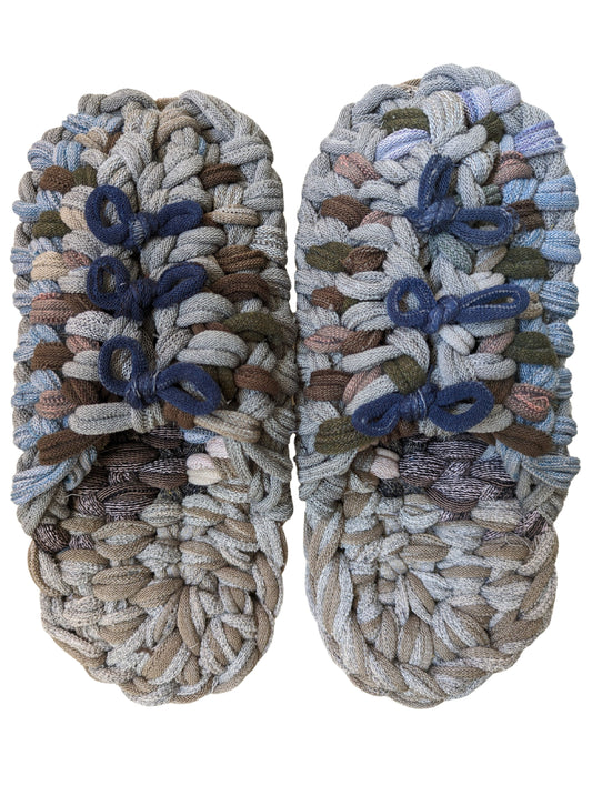 XL | Knit up-cycle slippers 2024-XL77 [XL]