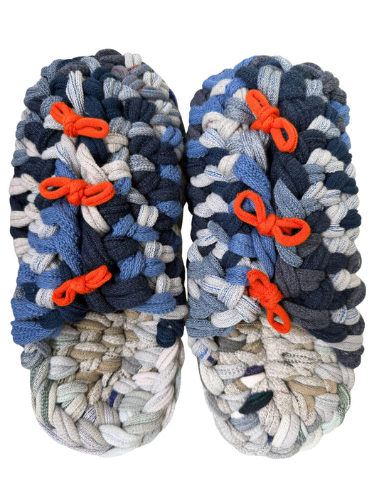 Large | Knit up-cycle slippers 2025-Large32 [Large]