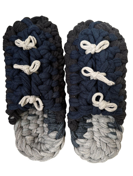 Large | Knit up-cycle slippers 2025-Large46 [Large]