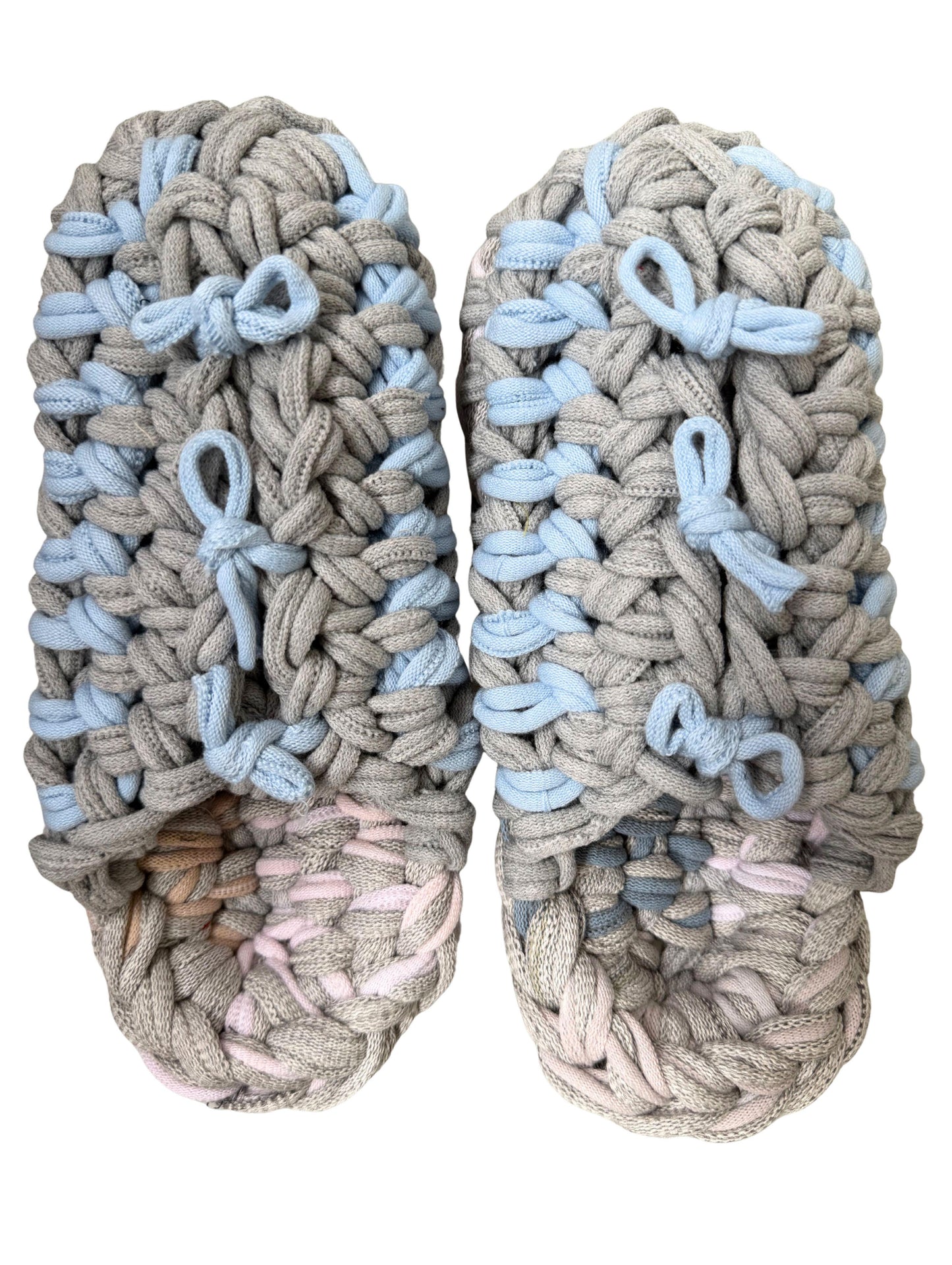 Large | Knit up-cycle slippers 2025-Large45 [Large]