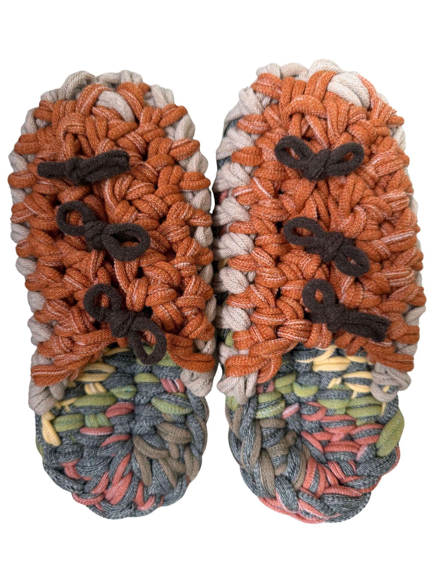 Large | Knit up-cycle slippers 2025-Large38 [Large]