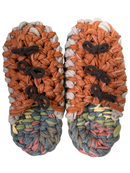 Large | Knit up-cycle slippers 2025-Large38 [Large]
