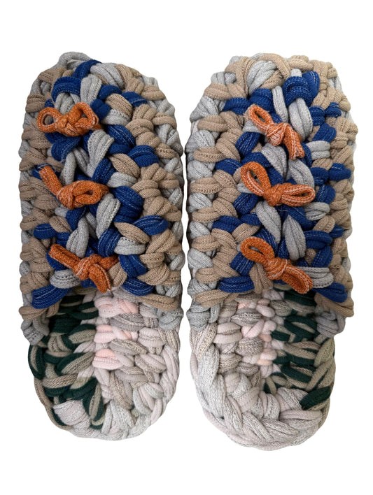 Large | Knit up-cycle slippers 2025-Large37 [Large]