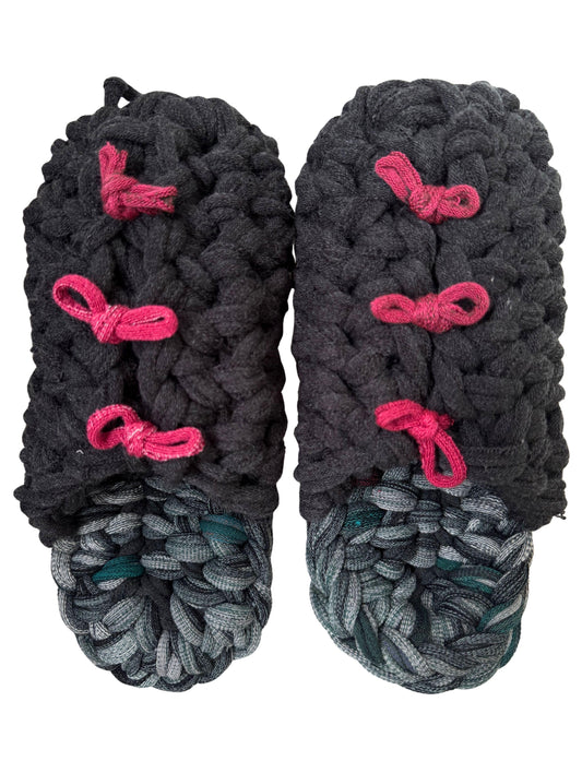 Large | Knit up-cycle slippers 2025-Large35 [Large]