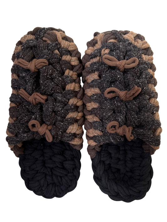 Large | Knit up-cycle slippers 2025-Large40 [Large]