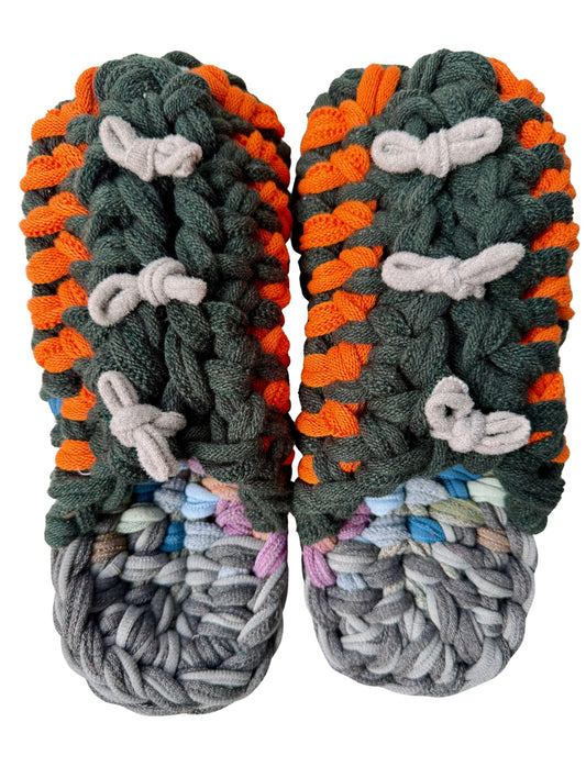 XL | Knit up-cycle slippers 2025-XL04 [XL]