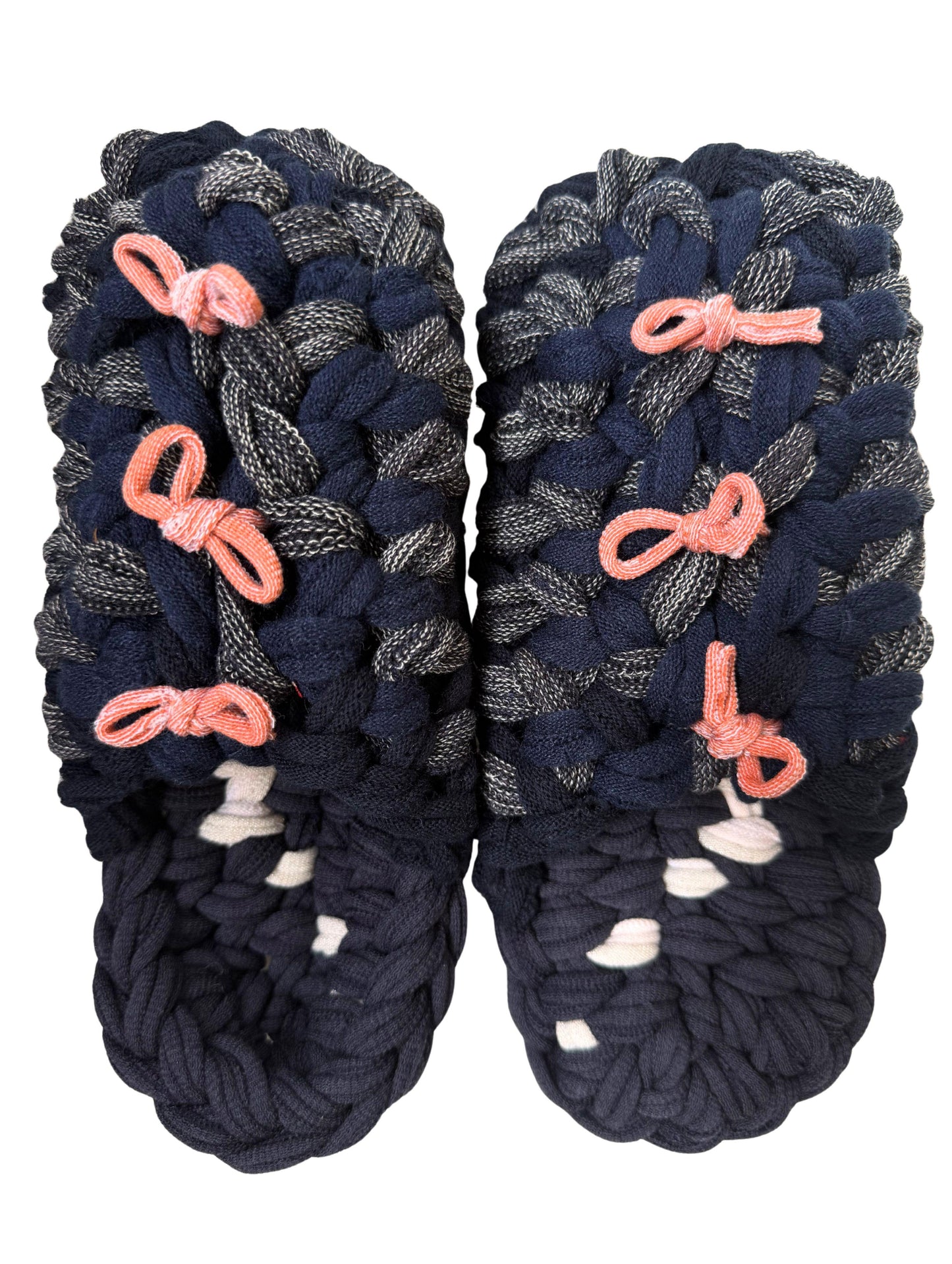 Large | Knit up-cycle slippers 2025-Large49 [Large]