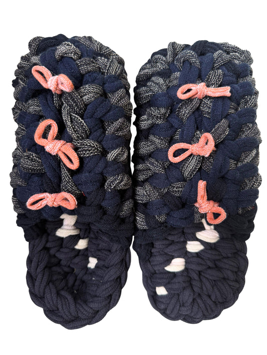 Large | Knit up-cycle slippers 2025-Large49 [Large]