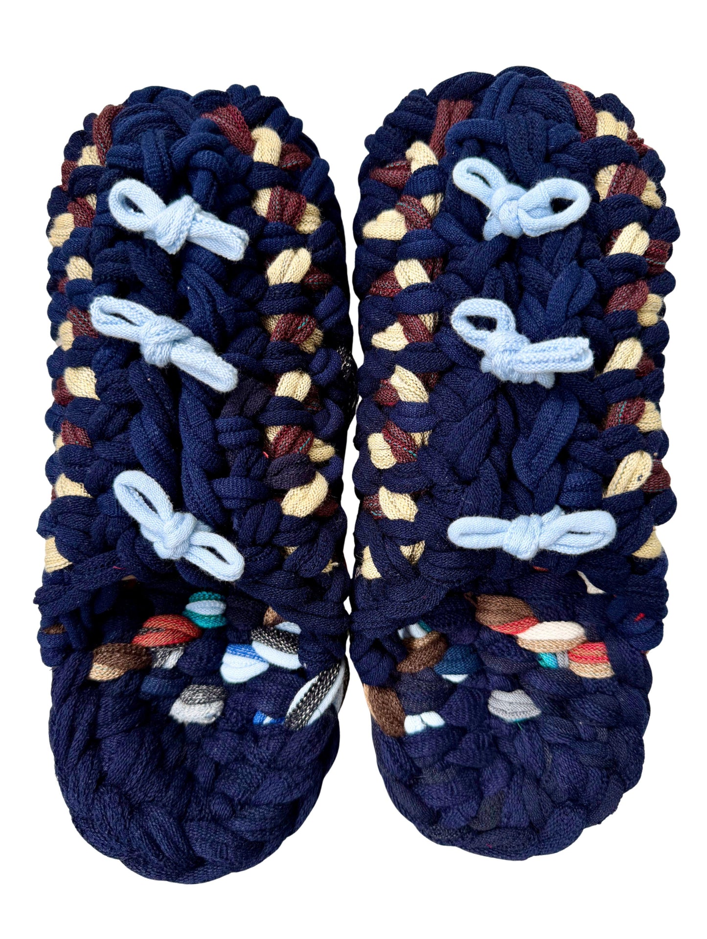 XL | Knit up-cycle slippers 2025-XL13 [XL]
