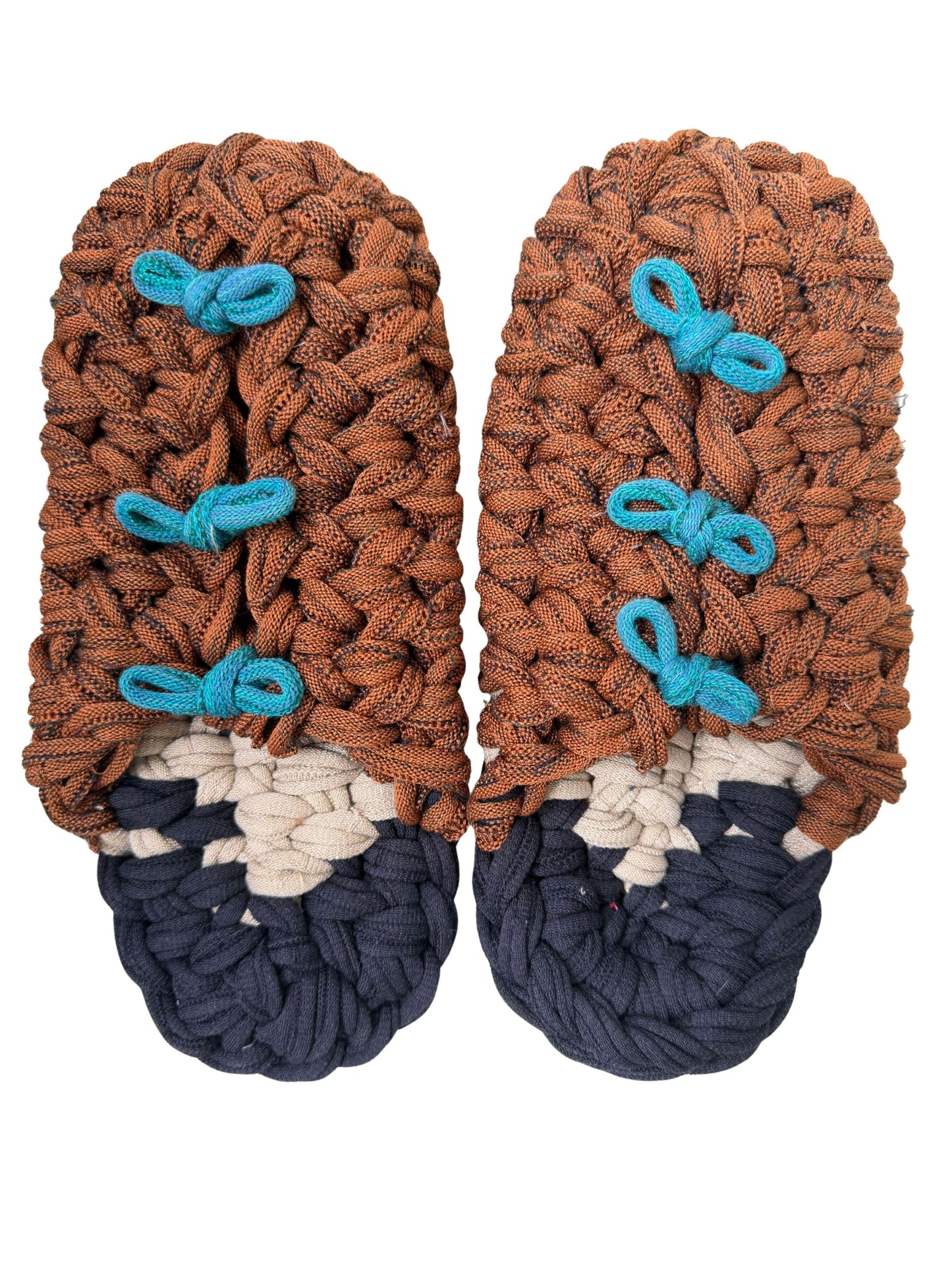 Large | Knit up-cycle slippers 2025-Large33 [Large]