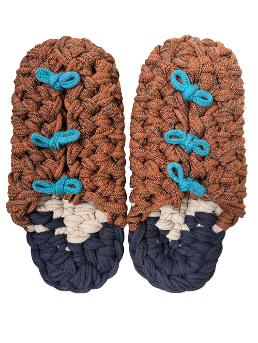 Large | Knit up-cycle slippers 2025-Large33 [Large]