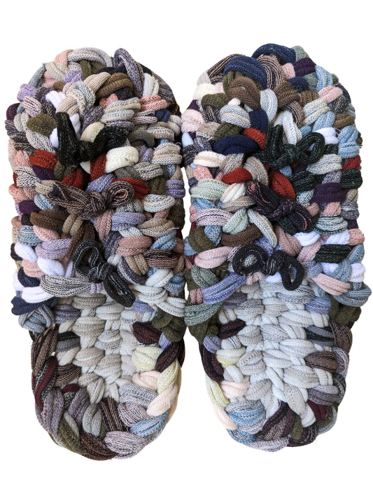 XL | Knit up-cycle slippers 2024-XL76 [XL]