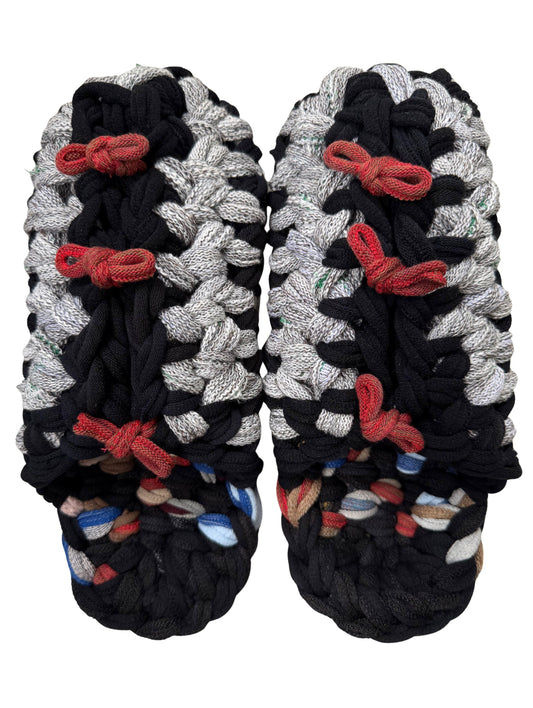 XL | Knit up-cycle slippers 2025-XL26 [XL] 27cm / Regular / 545g