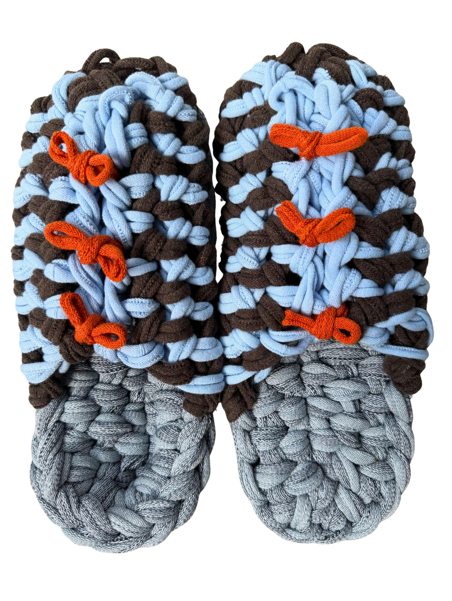 XL | Knit up-cycle slippers 2025-XL02 [XL]