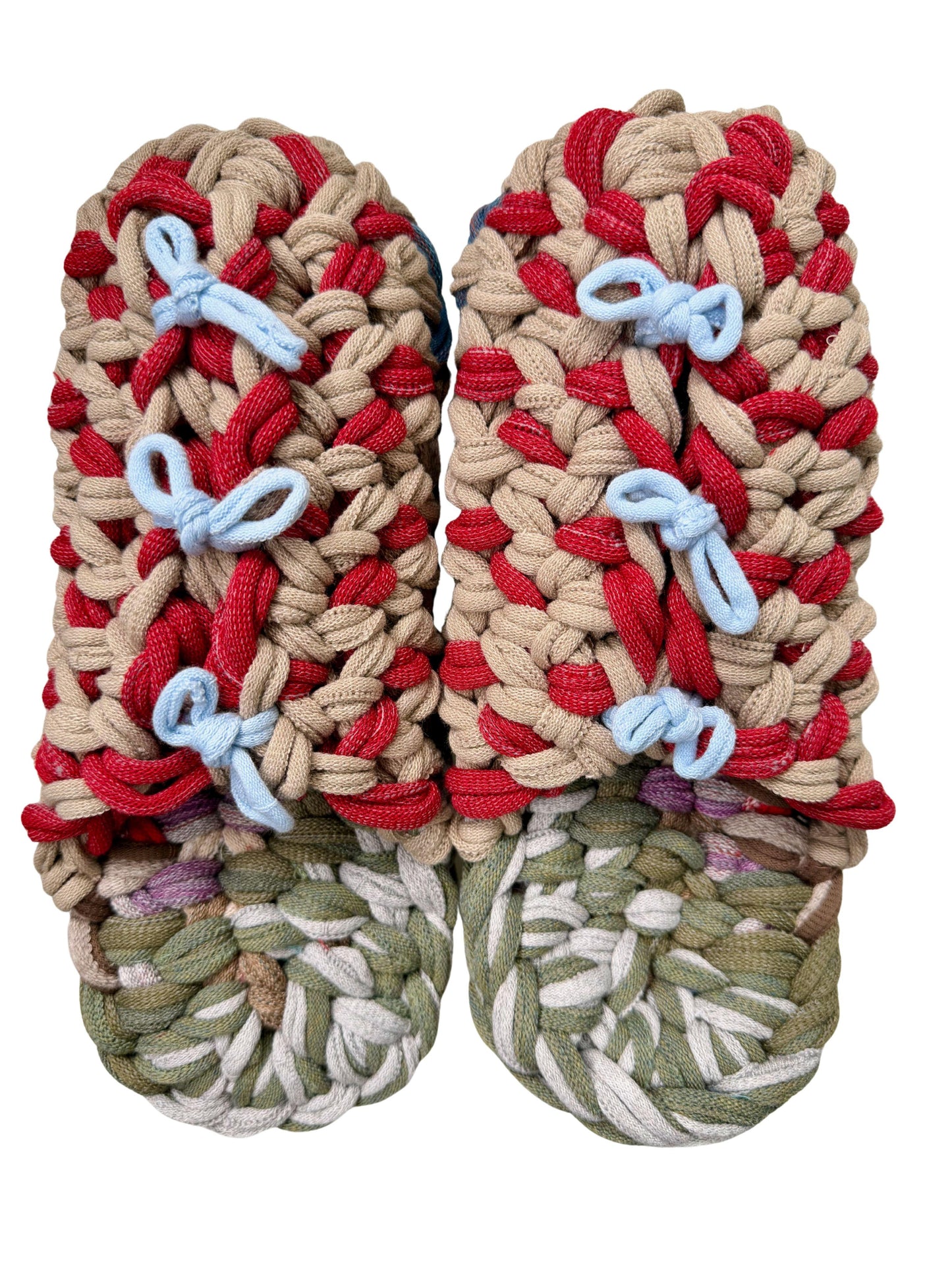 XL | Knit up-cycle slippers 2025-XL20 [XL]
