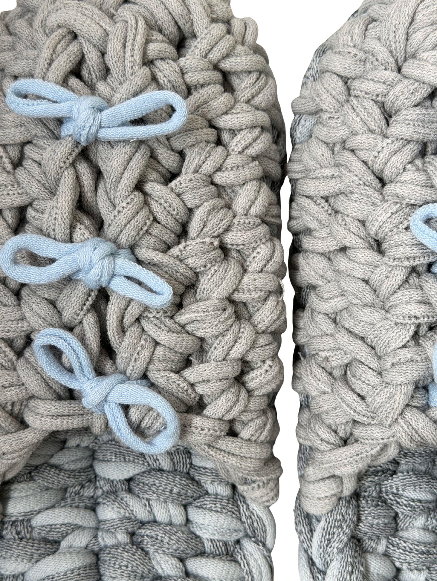 Large | Knit up-cycle slippers 2025-Large34 [Large]
