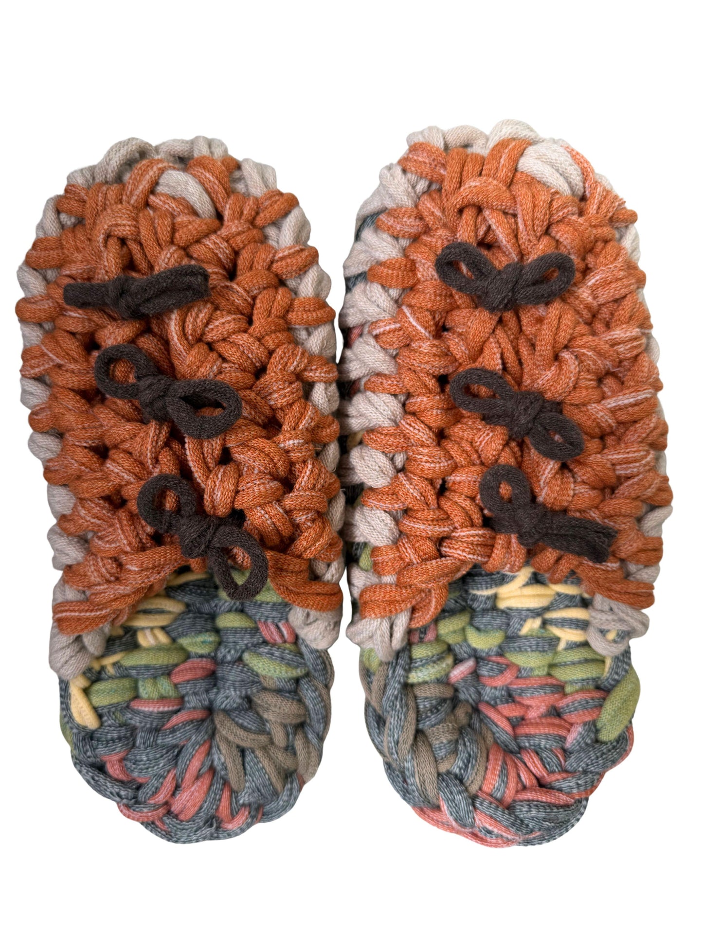 Large | Knit up-cycle slippers 2025-Large38 [Large]