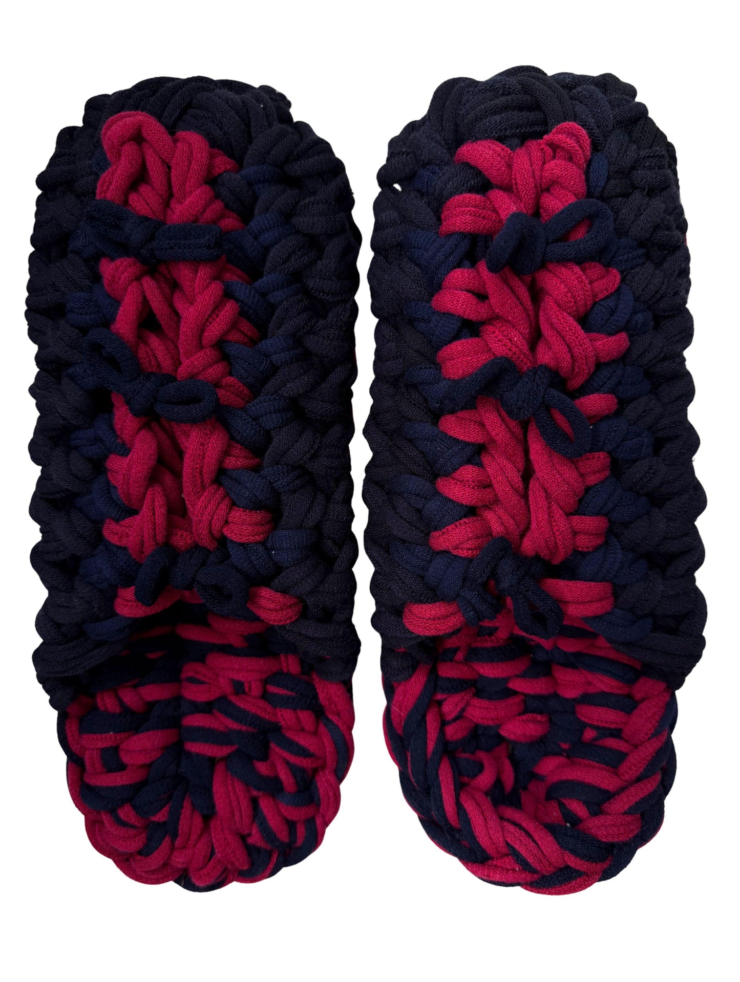 XL | Gestrickte Upcycling-Hausschuhe 2024-XL80 [XL]