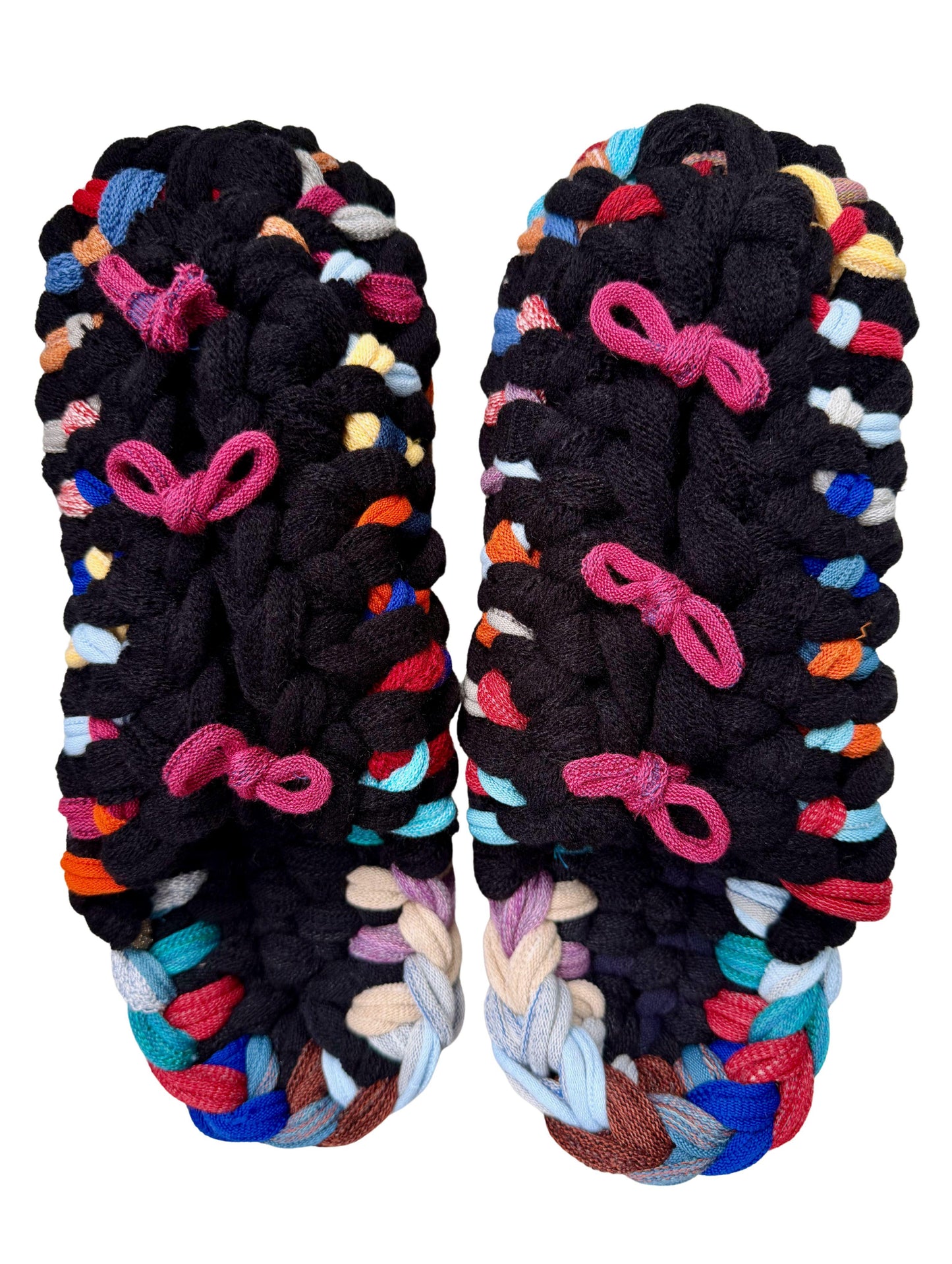 XL | Knit up-cycle slippers 2025-XL21 [XL]