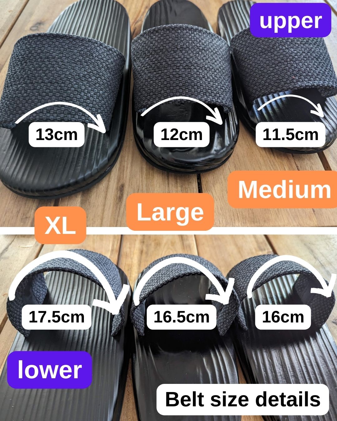 Black Wood painted GETA Slippers [Outdoors] | Heiwa Slipper