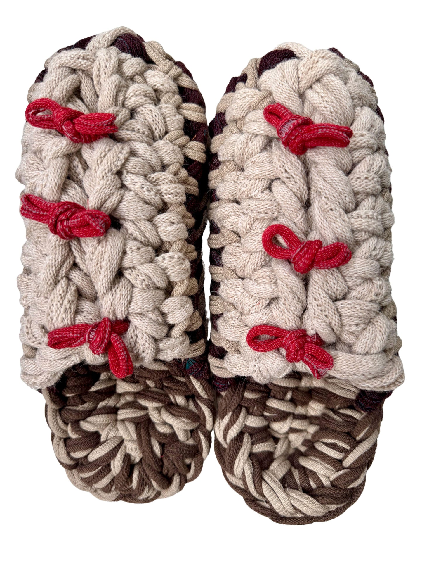 XL | Knit up-cycle slippers 2025-XL09 [XL]