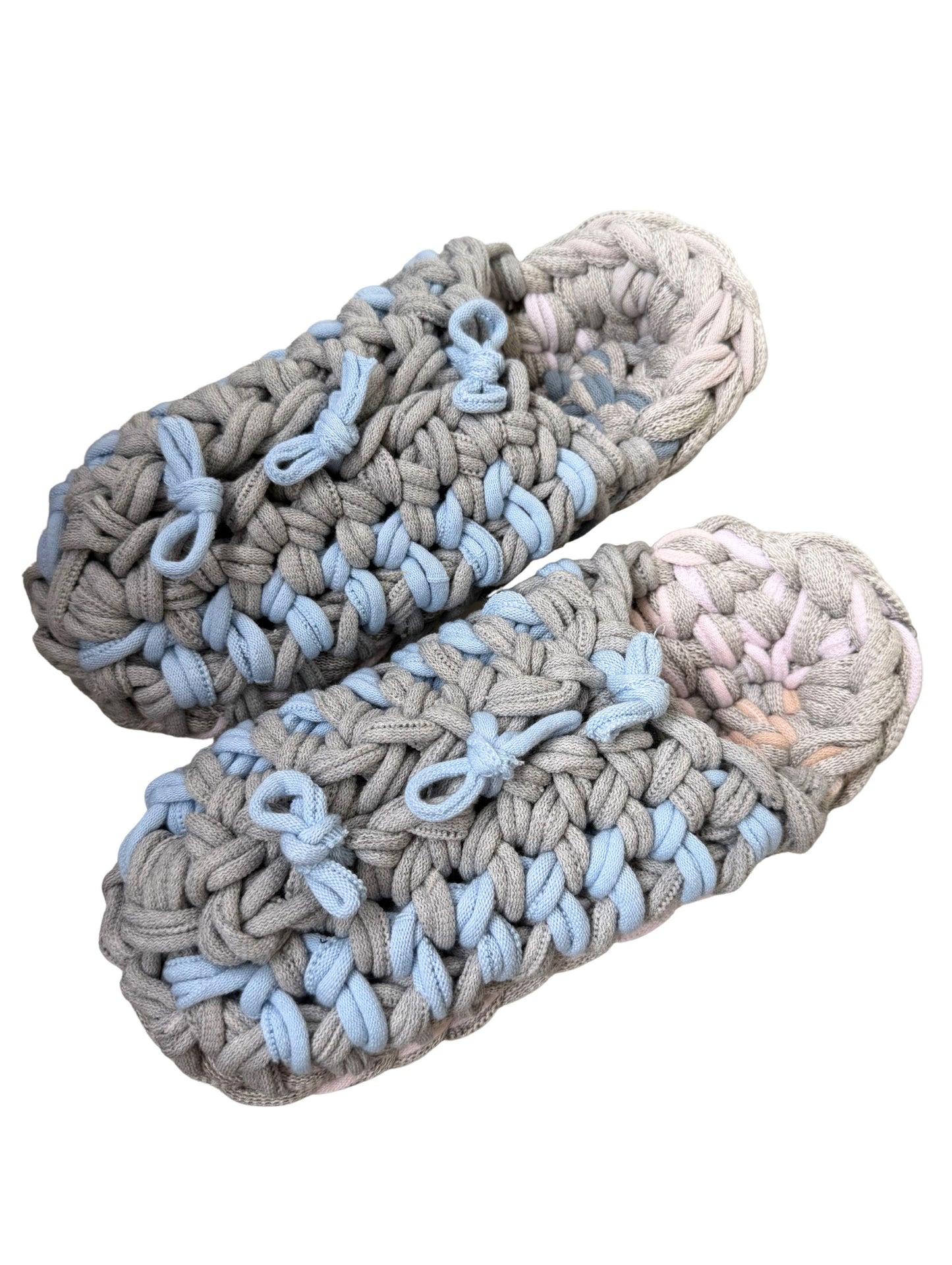 Large | Knit up-cycle slippers 2025-Large45 [Large]