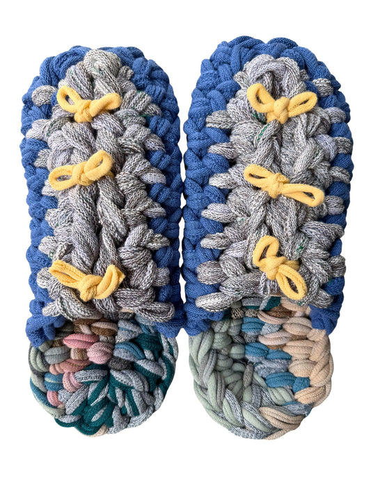 XL | Knit up-cycle slippers 2025-XL06 [XL]