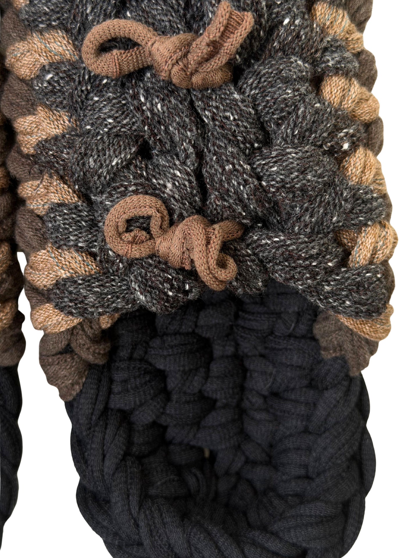 Large | Knit up-cycle slippers 2025-Large40 [Large]