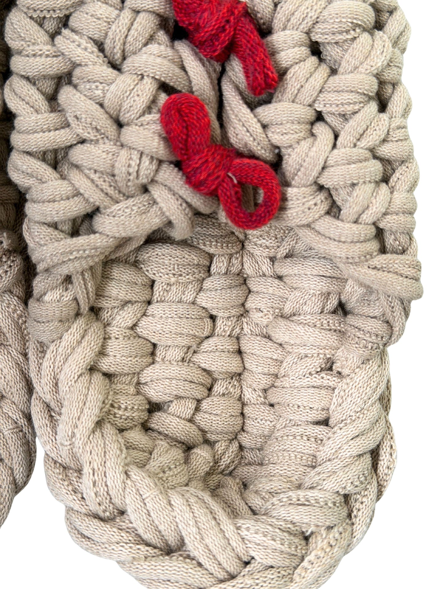 Large | Knit up-cycle slippers 2025-Large42 [Large]