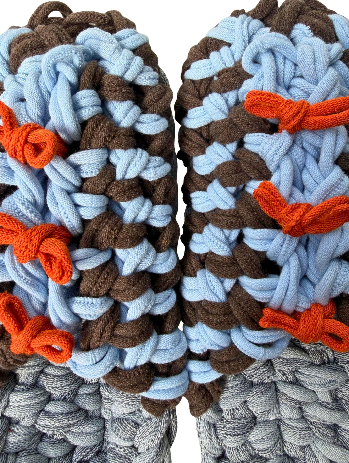 XL | Knit up-cycle slippers 2025-XL02 [XL]