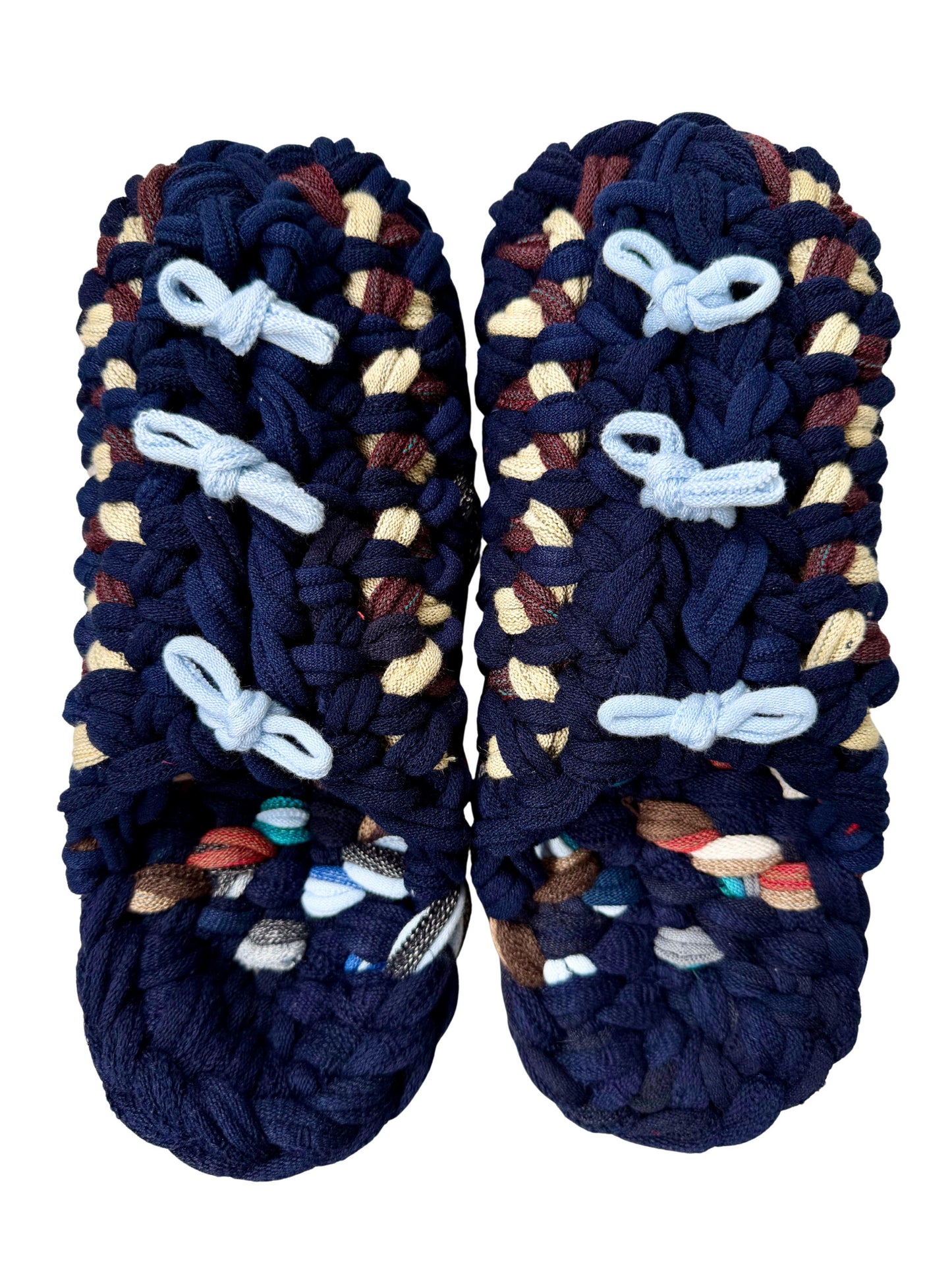 XL | Knit up-cycle slippers 2025-XL13 [XL]
