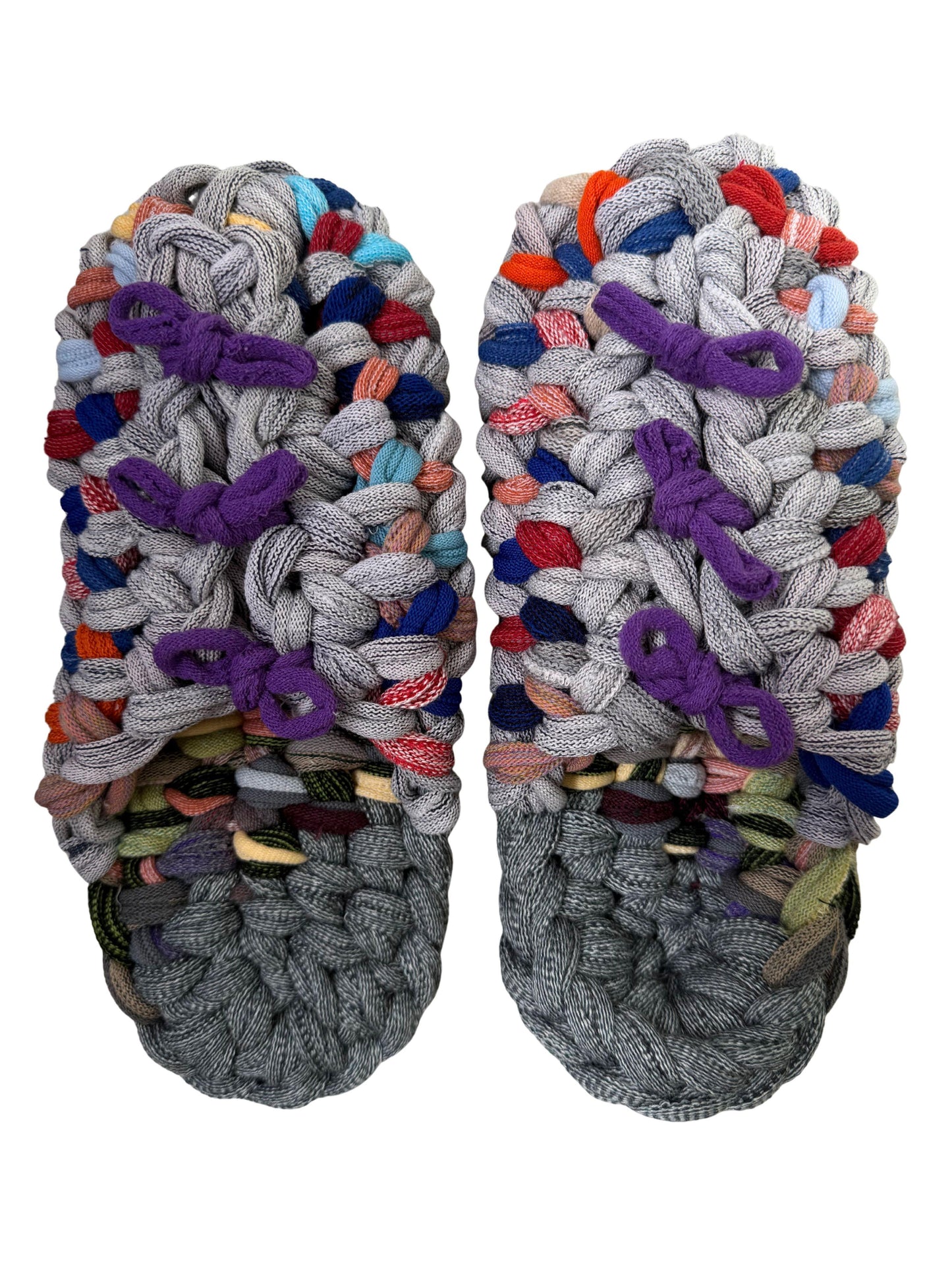 Large | Knit up-cycle slippers 2025-Large36 [Large]