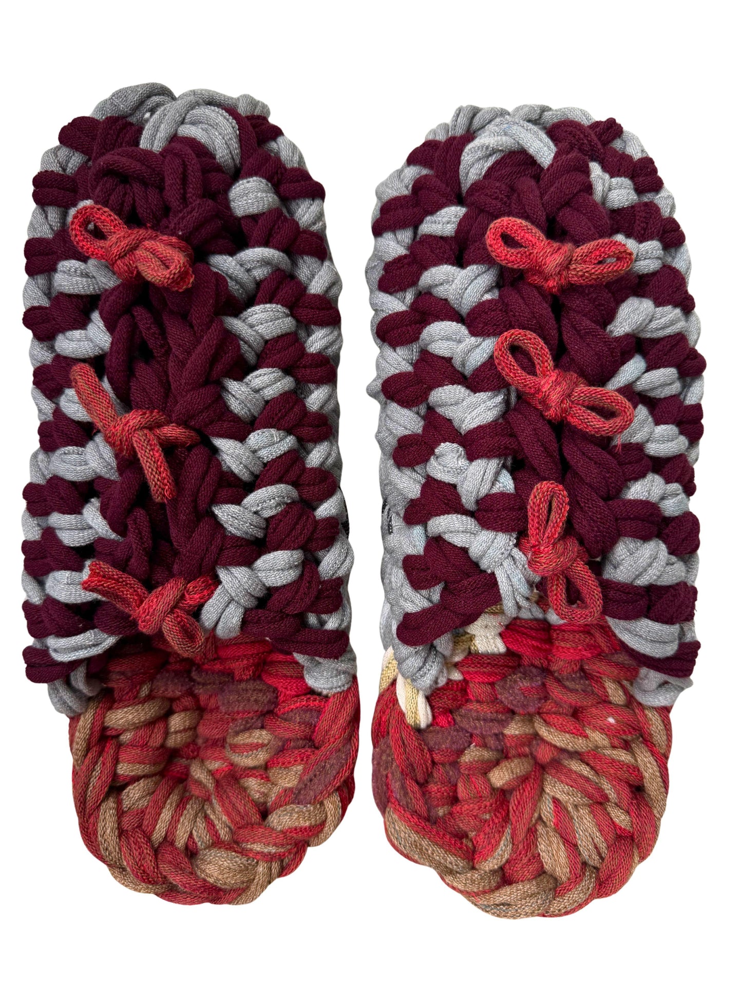 XL | Knit up-cycle slippers 2025-XL18 [XL]