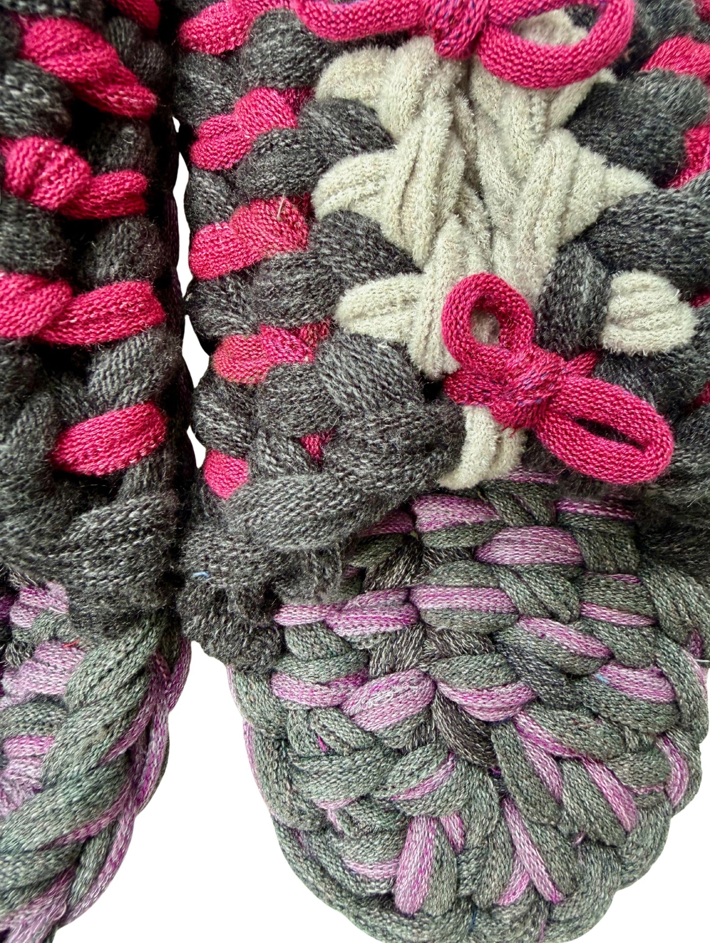 XL | Knit up-cycle slippers 2025-XL10 [XL]