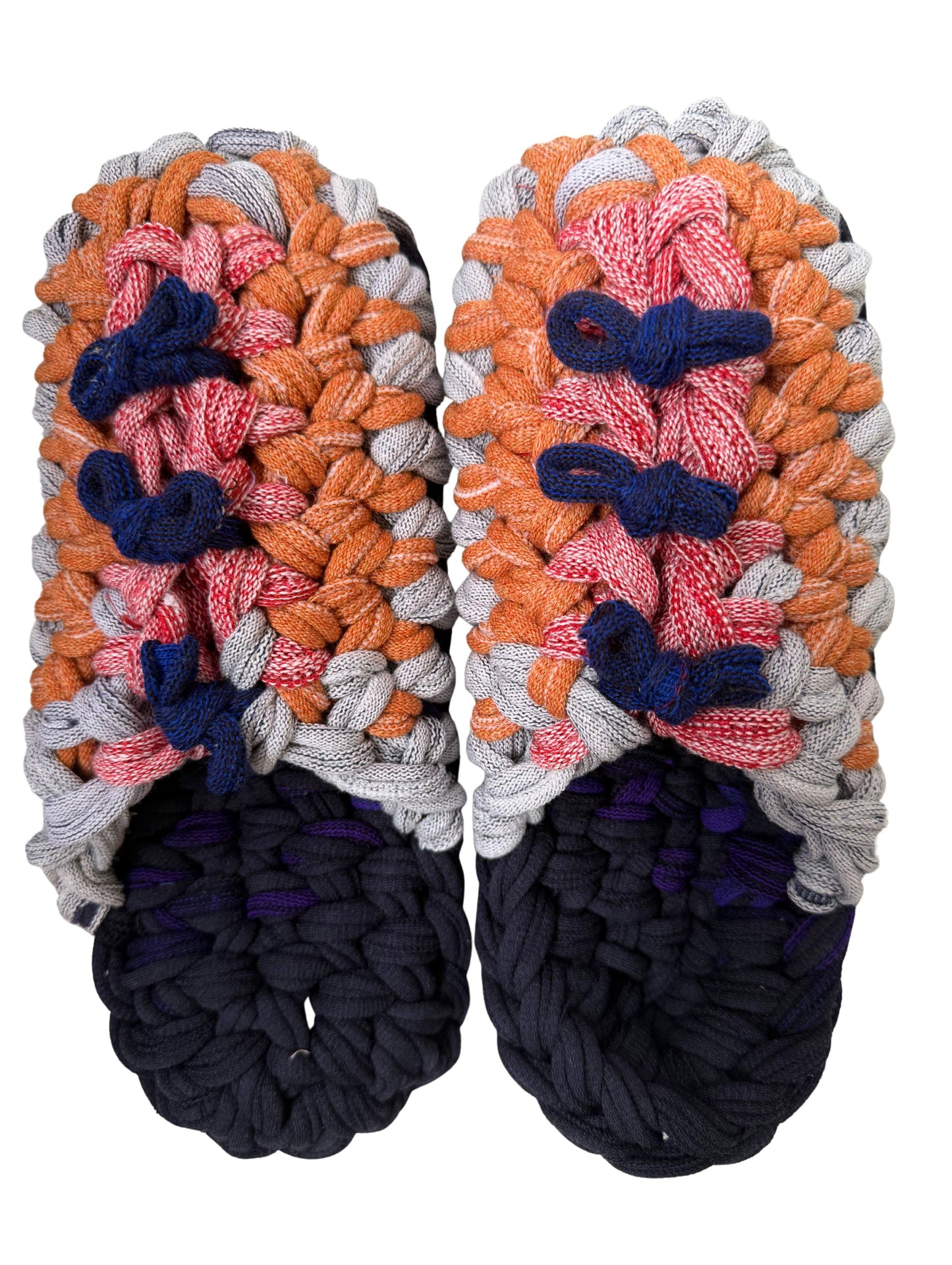Large | Knit up-cycle slippers 2025-Large47 [Large]