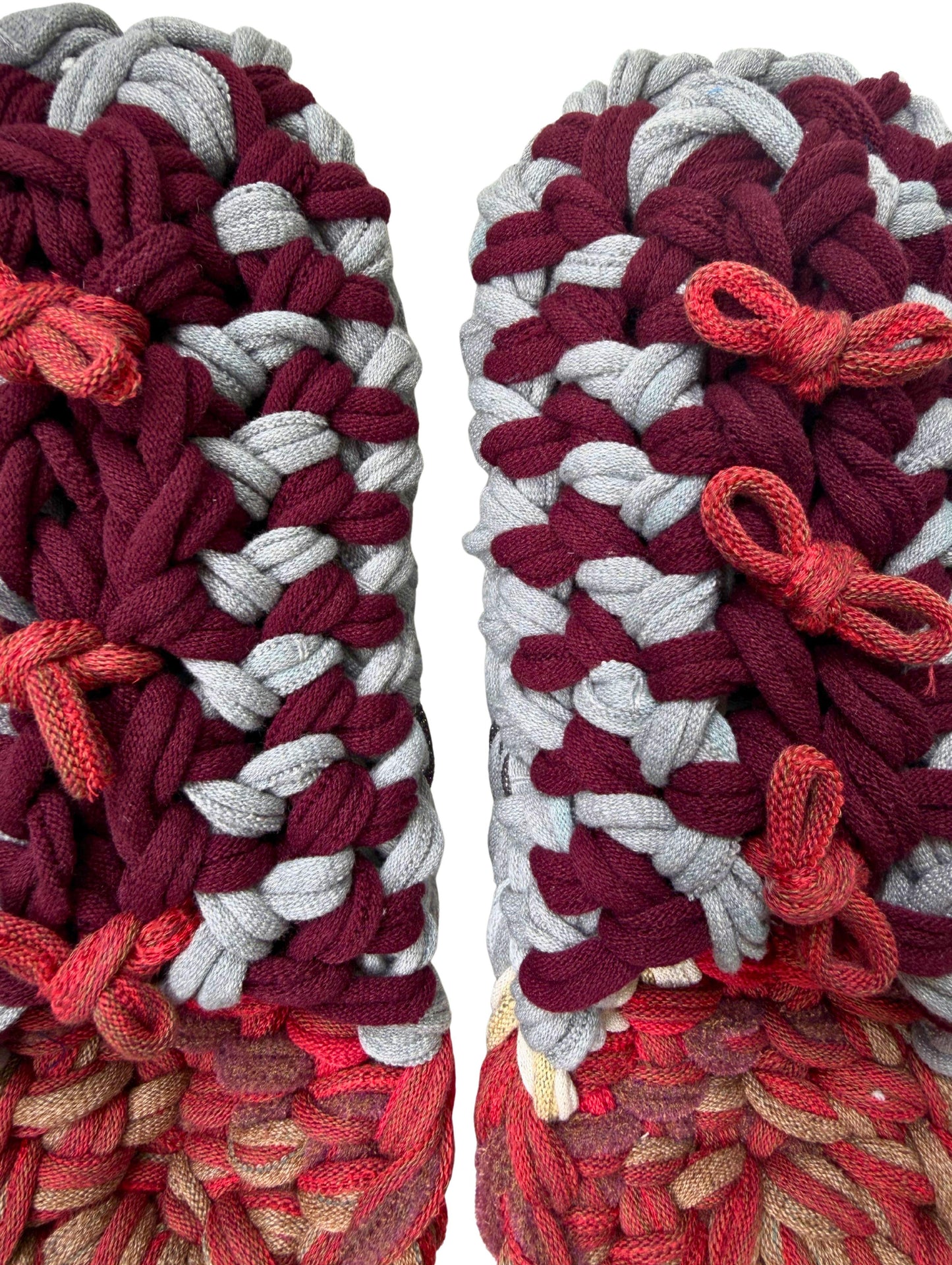 XL | Knit up-cycle slippers 2025-XL18 [XL]