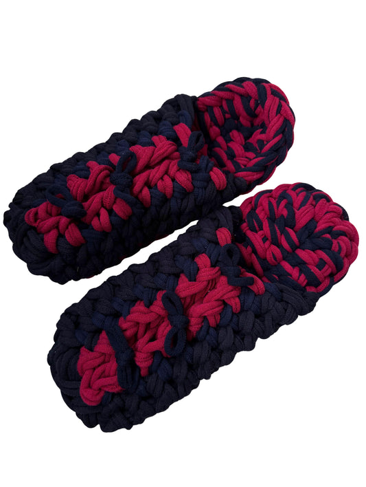 XL | Knit up-cycle slippers 2025-XL27 [XL] 29cm / Regular / 465g